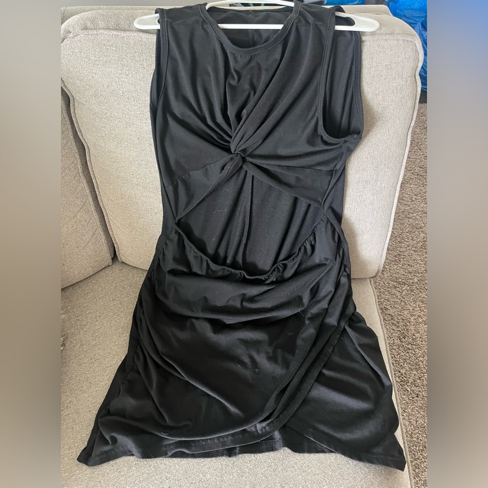 Black cutout dress.  3XL